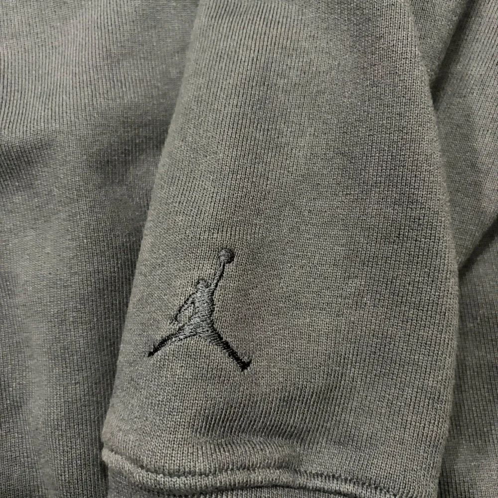 Air Jordan Wordmark Fleece Crewneck Sweatshirt Dark Grey XXL ws